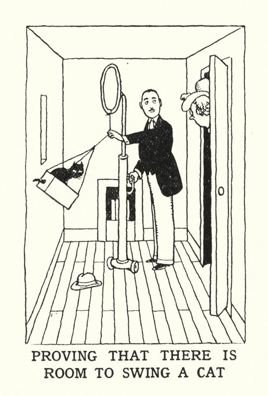 Proving That There is Room to Swing a Cat (litho) بواسطة وليام هيث روبنسون
