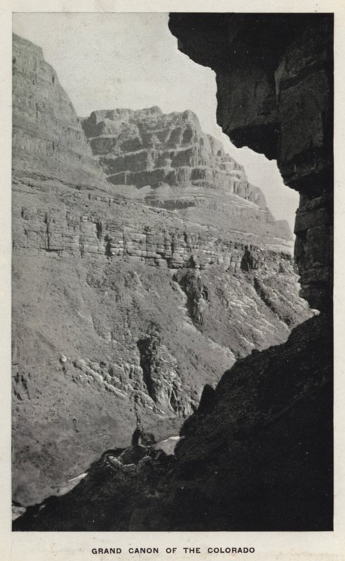 وديان كولورادو: Grand Canon of the Colorado (b / w photo) بواسطة وليام هنري جاكسون