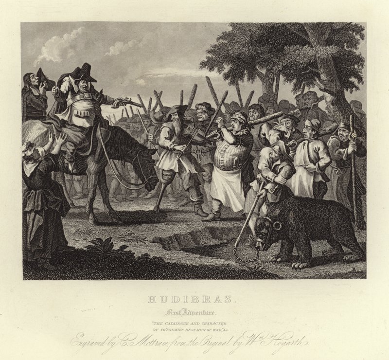 Hudibras صموئيل بتلر بواسطة وليام هوغارث