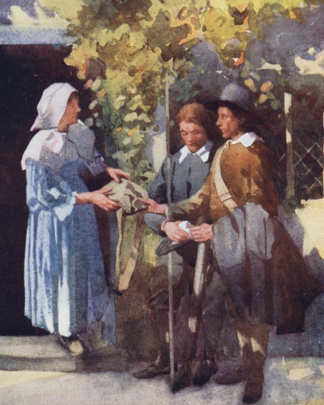 رسم توضيحي لـ The Compleat Angler بواسطة إيزاك والتون (لون ليثو) بواسطة وليام لي هانكي