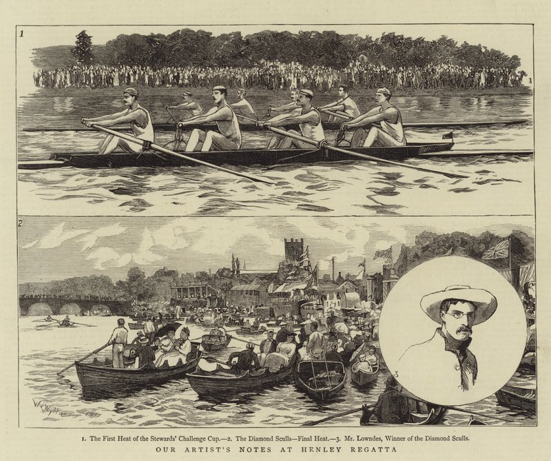 ملاحظات فناننا في Henley Regatta بواسطة وليام ليونيل ويلي