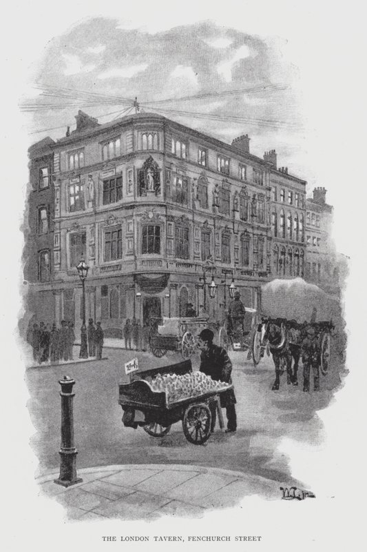 The London Tavern، Fenchurch Street (litho) بواسطة وليام لوكير