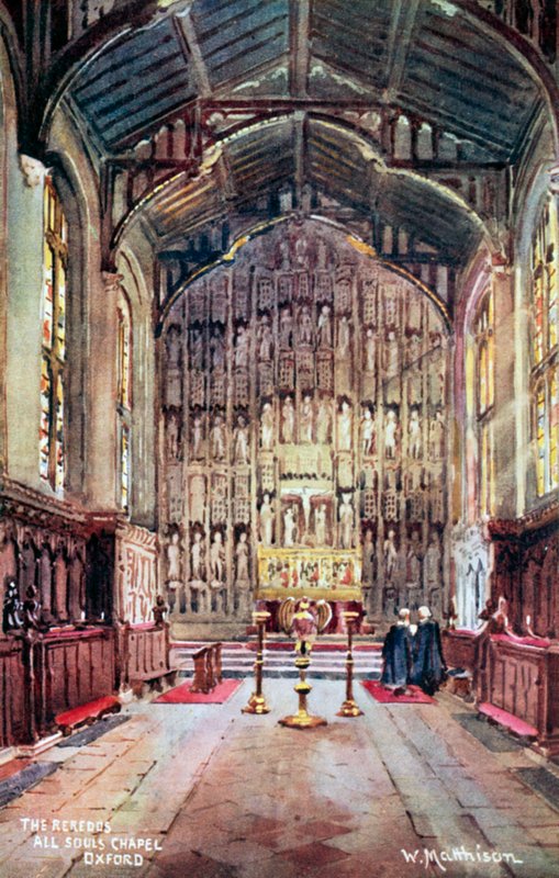 The Reredos ، All Souls Chapel ، أكسفورد بواسطة وليام ماتيسون