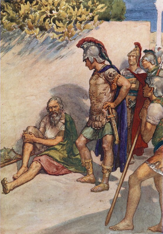 الإسكندر و Diogenes بواسطة وليام ريني