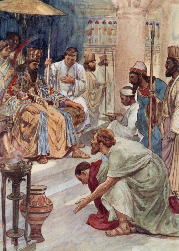 Themistocles في البلاط الفارسي (لون ليثو) بواسطة وليام ريني