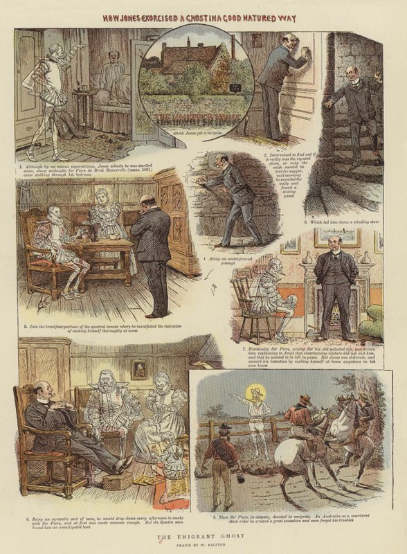 شبح المغتربين (chromolitho) بواسطة وليام رالستون