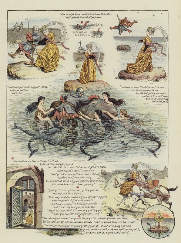 الفارس الغريب (chromolitho) بواسطة وليام رالستون