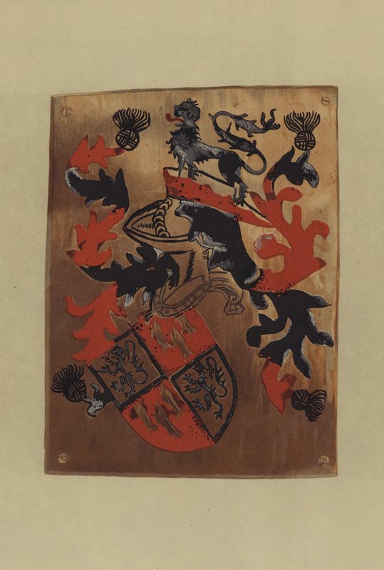 السير هنري بيرسي ، اللورد بيرسي ، اللورد بوينينجس ، وأيرل نورثمبرلاند ، 1474-1489 (كروموليثو) بواسطة وليام سانت جون هوب