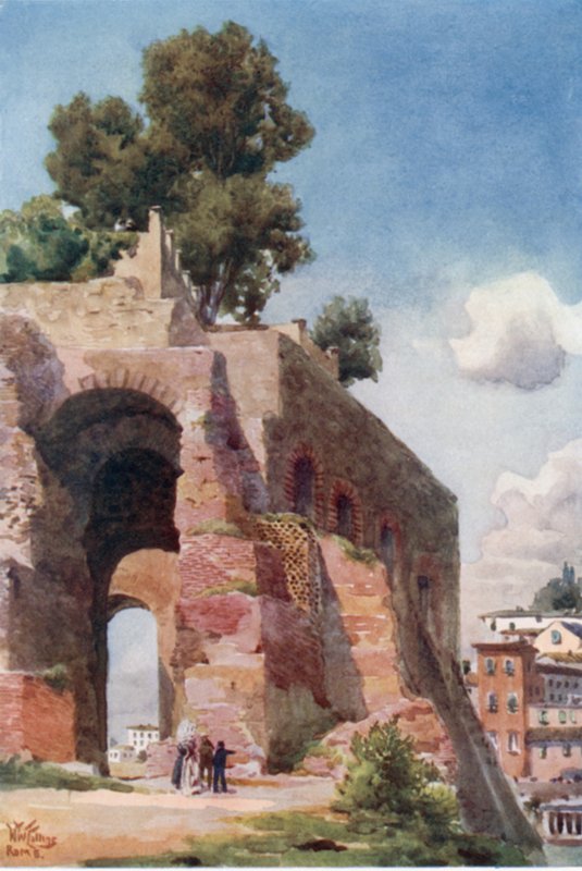 روما. على Palatine (لون litho) بواسطة وليام ويهي كولينز