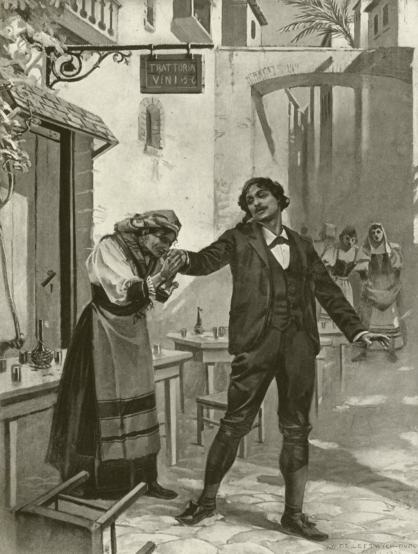 Cavalleria Rusticana ، المشهد الحادي عشر (النقش) بواسطة وليام دي ليفتويتش دودج