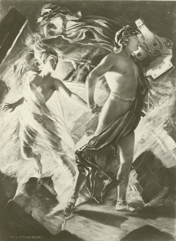 Orpheus و Eurydice ، الفصل الرابع ، المشهد الأول (الحفر) بواسطة وليام دي ليفتويتش دودج