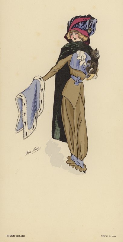 أزياء الشتاء 1910-1911 بواسطة كزافييه ساجر