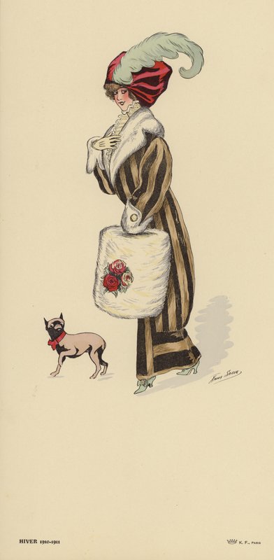 أزياء الشتاء 1910-1911 بواسطة كزافييه ساجر