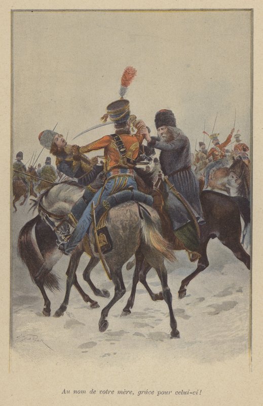 اشتباك الفرسان أثناء غزو نابليون لروسيا ، 1812 بواسطة بعد باريس