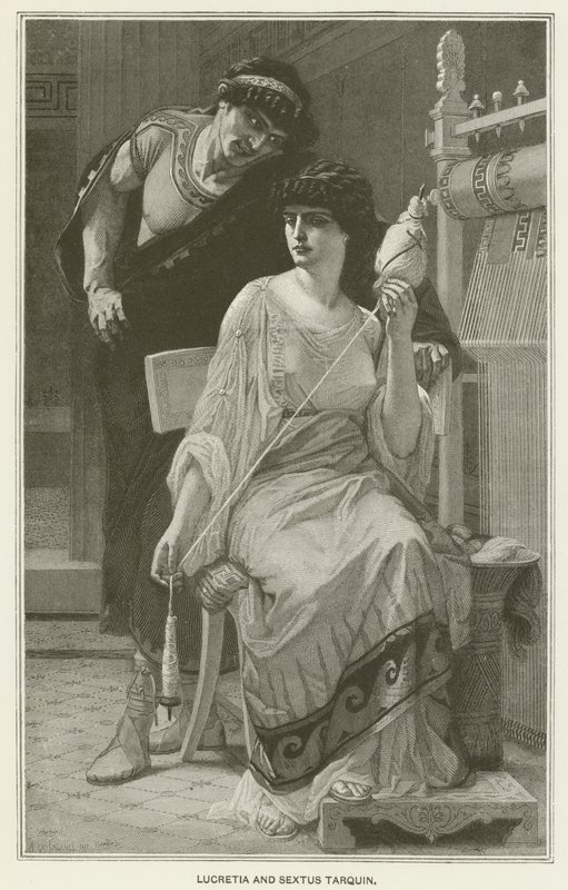 Lucretia و Sextus Tarquin بواسطة بعد الكسندر كابانيل