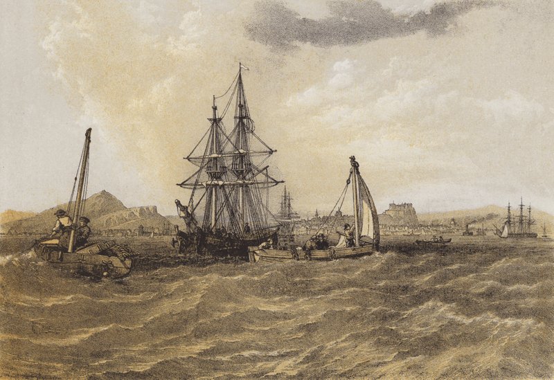 إدنبرة من Frith of Forth (chromolitho) بواسطة بعد جيم ستانفيلد