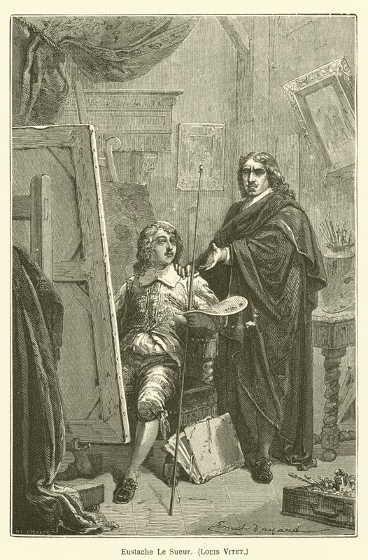 Eustache Le Sueur ، Louis Vitet بواسطة بعد إميل أنطوان بايارد