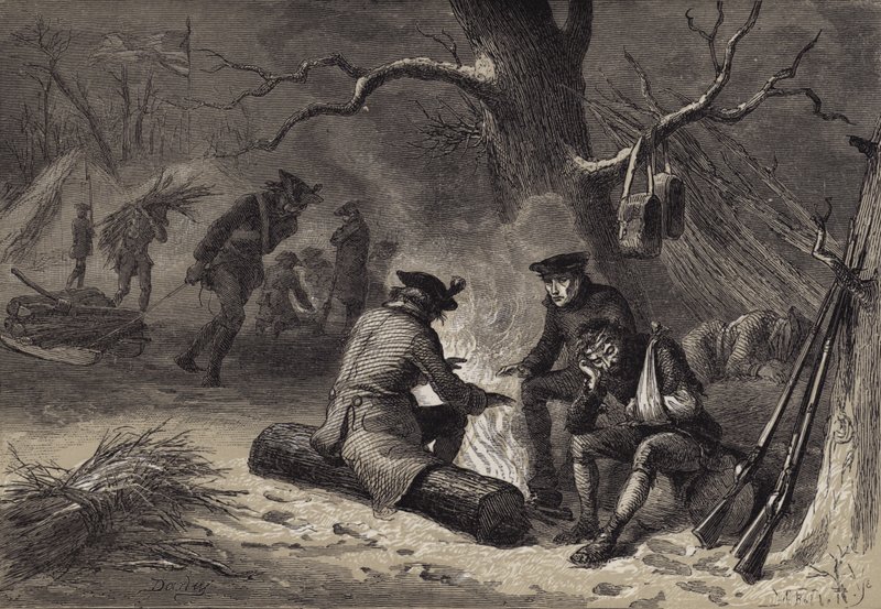 القوات الأمريكية في Valley Forge بواسطة بعد فيليكس أوكتافيوس كار دارلي