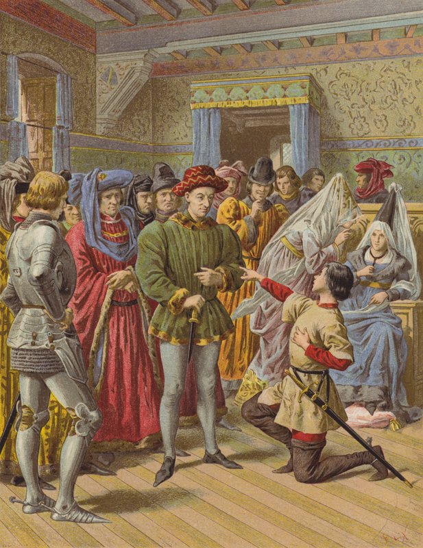 جين DArc في شينون (chromolitho) بواسطة بعد فريدريك ثيودور ليكس