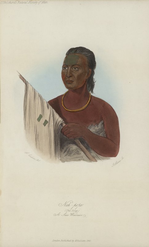 Nah-pope، The Soup، A Sac Warrior (aquatint) بواسطة بعد جورج كاتلين