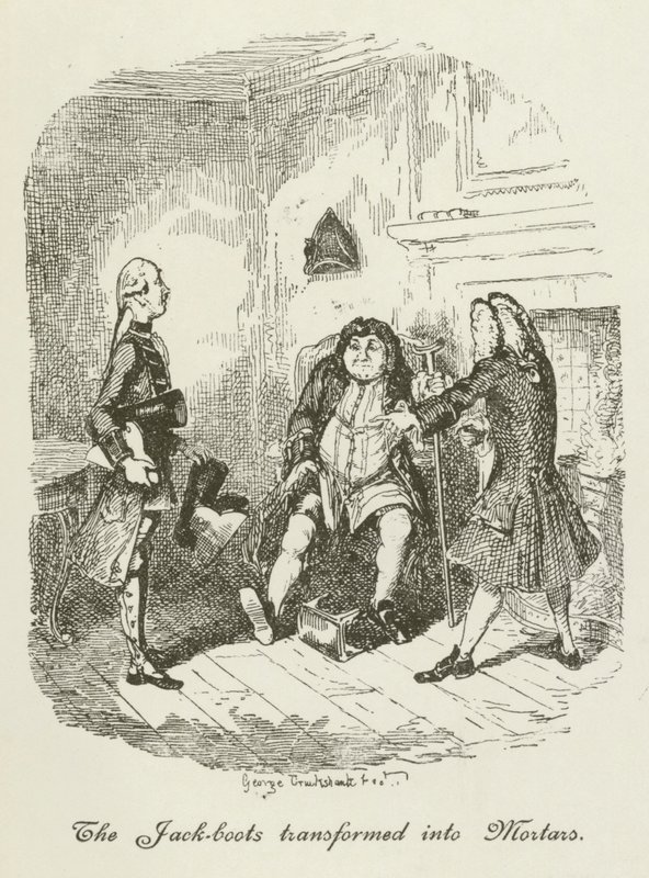 رسم توضيحي لـ Tristram Shandy بواسطة بعد جورج كروكشانك