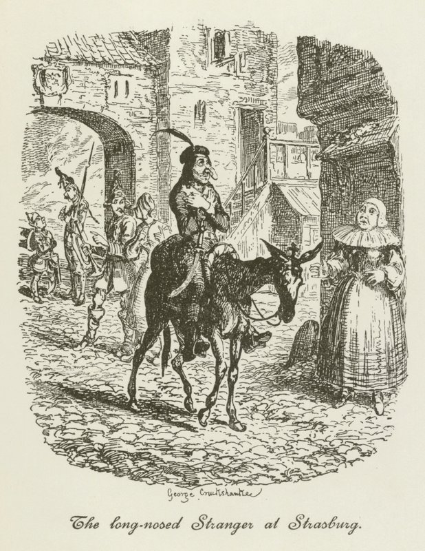 رسم توضيحي لـ Tristram Shandy بواسطة بعد جورج كروكشانك