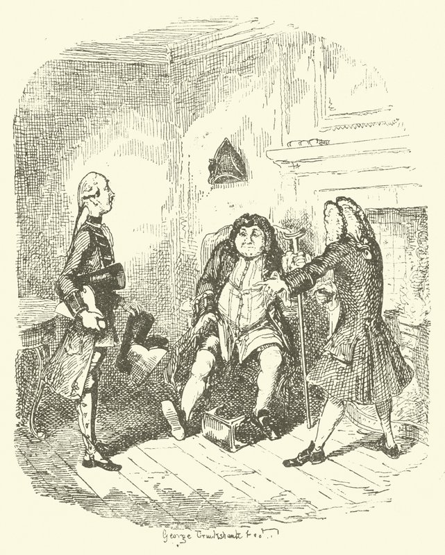 رسم توضيحي لـ Tristram Shandy بواسطة بعد جورج كروكشانك