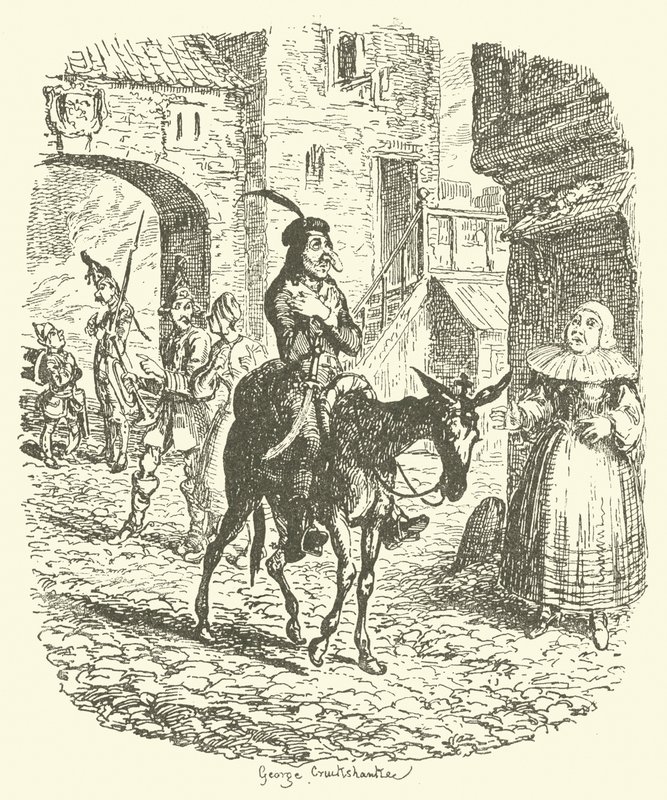 رسم توضيحي لـ Tristram Shandy بواسطة بعد جورج كروكشانك