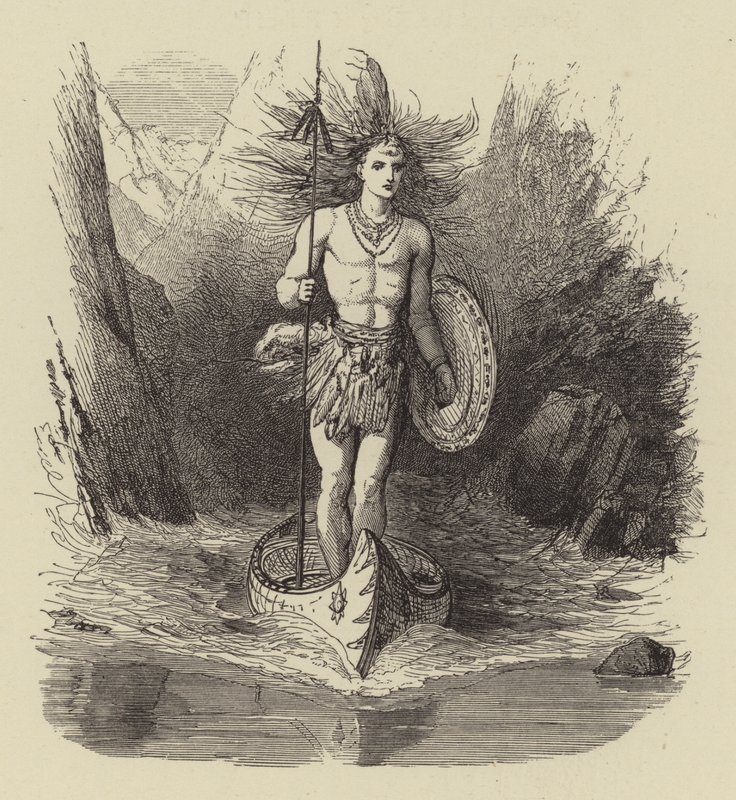 Longfellows Hiawatha بواسطة بعد جورج هاوسمان توماس