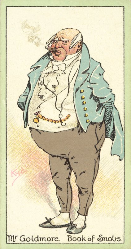 السيد Goldmore ، كتاب Snobs (chromolitho) بواسطة بعد جوزيف كلايتون كلارك