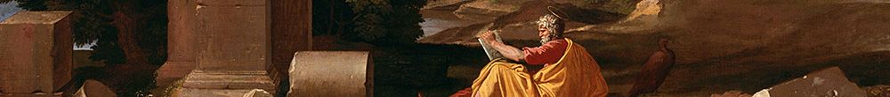 مناظر طبيعية مع القديس يوحنا على بطمس (Nicolas Poussin)