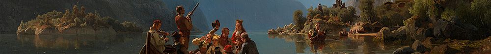رحلة الزفاف في هاردانجر (Adolph Tidemand)