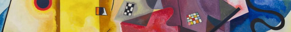 أصفر أحمر أزرق (Wassily Kandinsky)