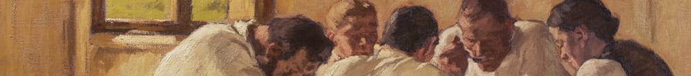 الغداء الحساء ، الإصدار الثاني ، 1910 (Albin Egger Lienz)